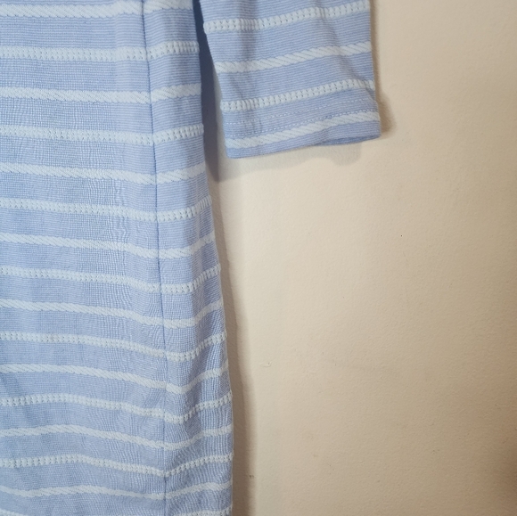 Sail to Sable Blue and White Striped Mini Dress, size small, excellent cond. - Picture 7 of 11